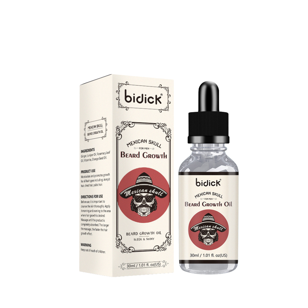 Sleek & Shiny Beard Growth Oil