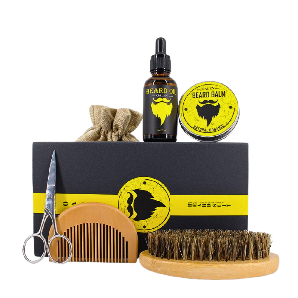 Eco-Friendly 6-Piece Beard Care Kit