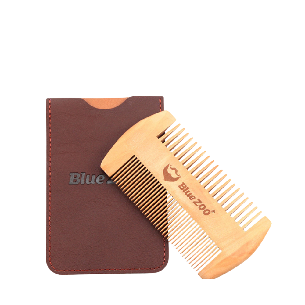 Eco-Luxe Pear Wood Beard Comb